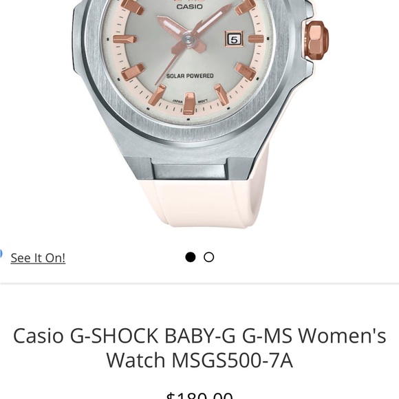 Casio G-SHOCK BABY-G G-MS Women's Watch MSGS500-7A - Picture 5 of 6